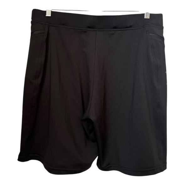 Hylete Above Knee black Shorts Running Gym Shorts elastic waistband size large - Picture 9 of 12